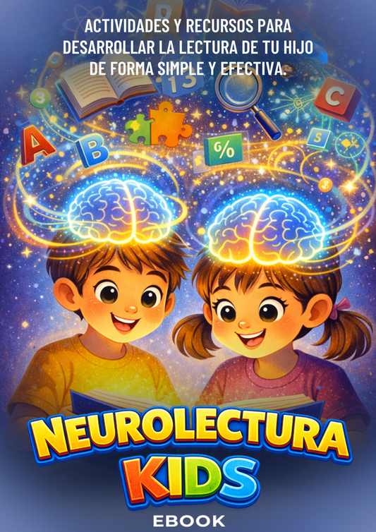 NeuroLectura Kids -  es un kit educativo digital diseñado para desarrollar la lectura infantil de forma progresiva, práctica y efectiva.