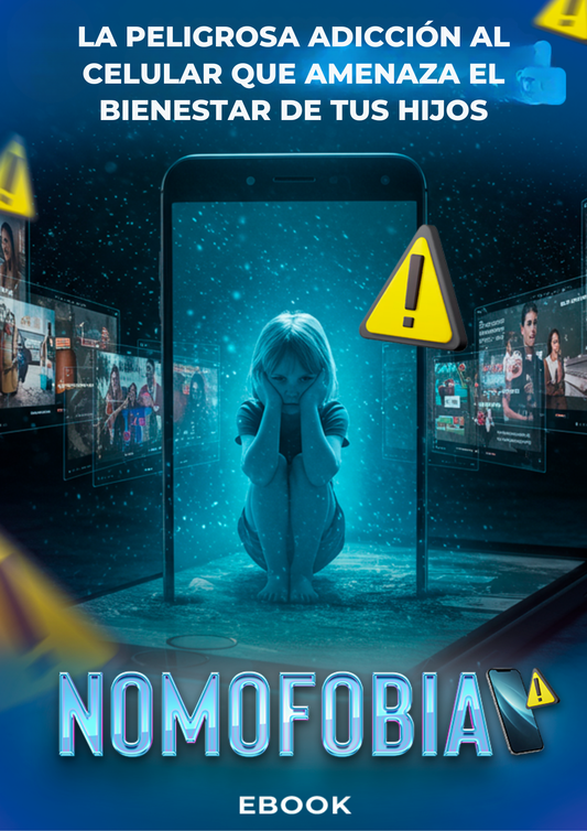 La nomofobia -(miedo a estar sin celular) afecta la salud de los niños. Para prevenirla, establece límites claros, fomenta actividades offline y predica con el ejemplo. La clave es el equilibrio digital sin conflictos para un desarrollo infantil sano.